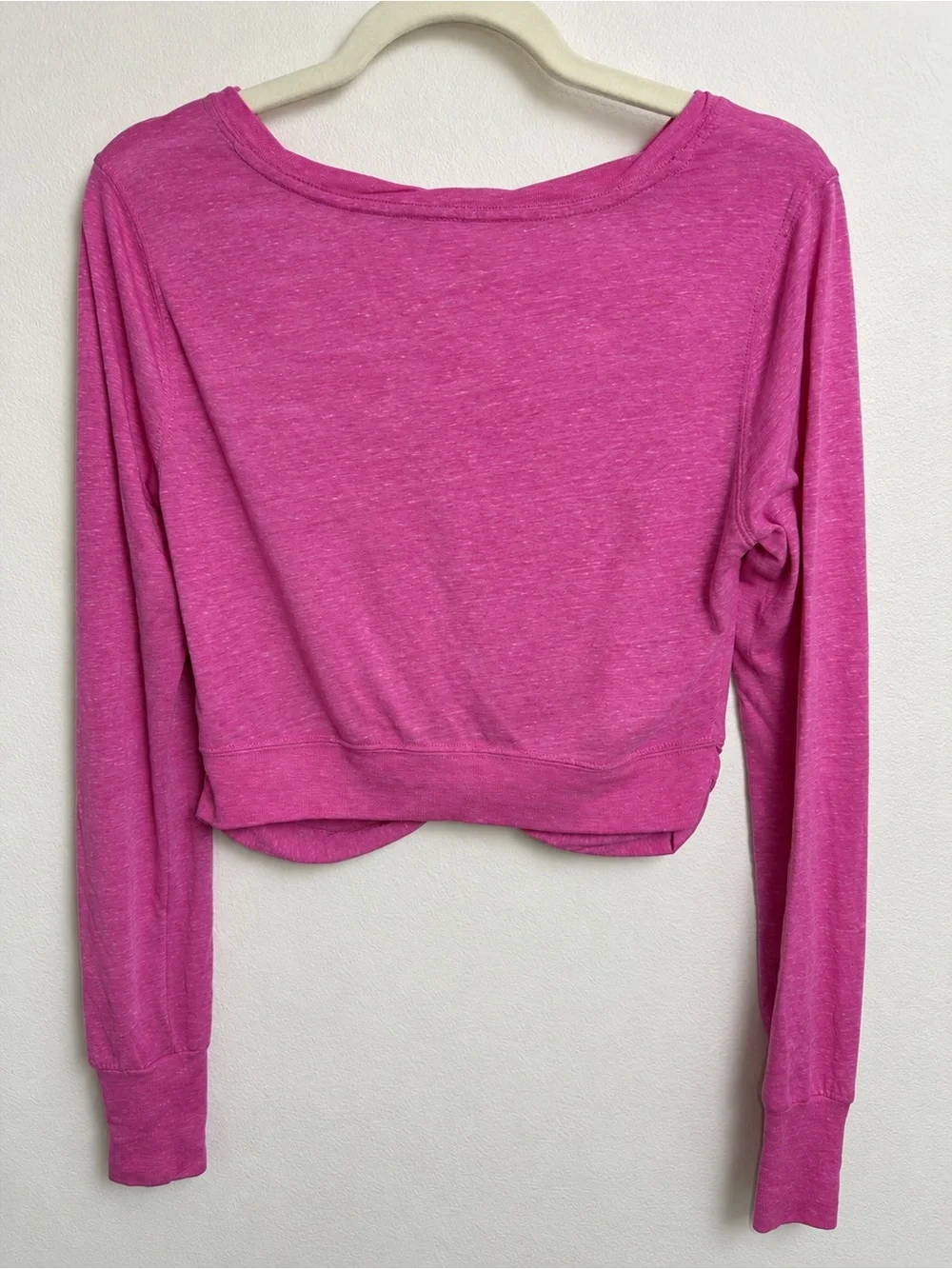 Free People FP Movement With a Twist Layer Top Hot Pink Women’s Medium
